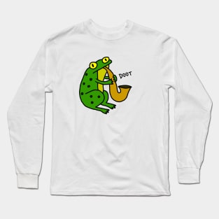 Jazz Frog (color) Long Sleeve T-Shirt